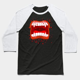 Vampire Mouth Alternate Baseball T-Shirt